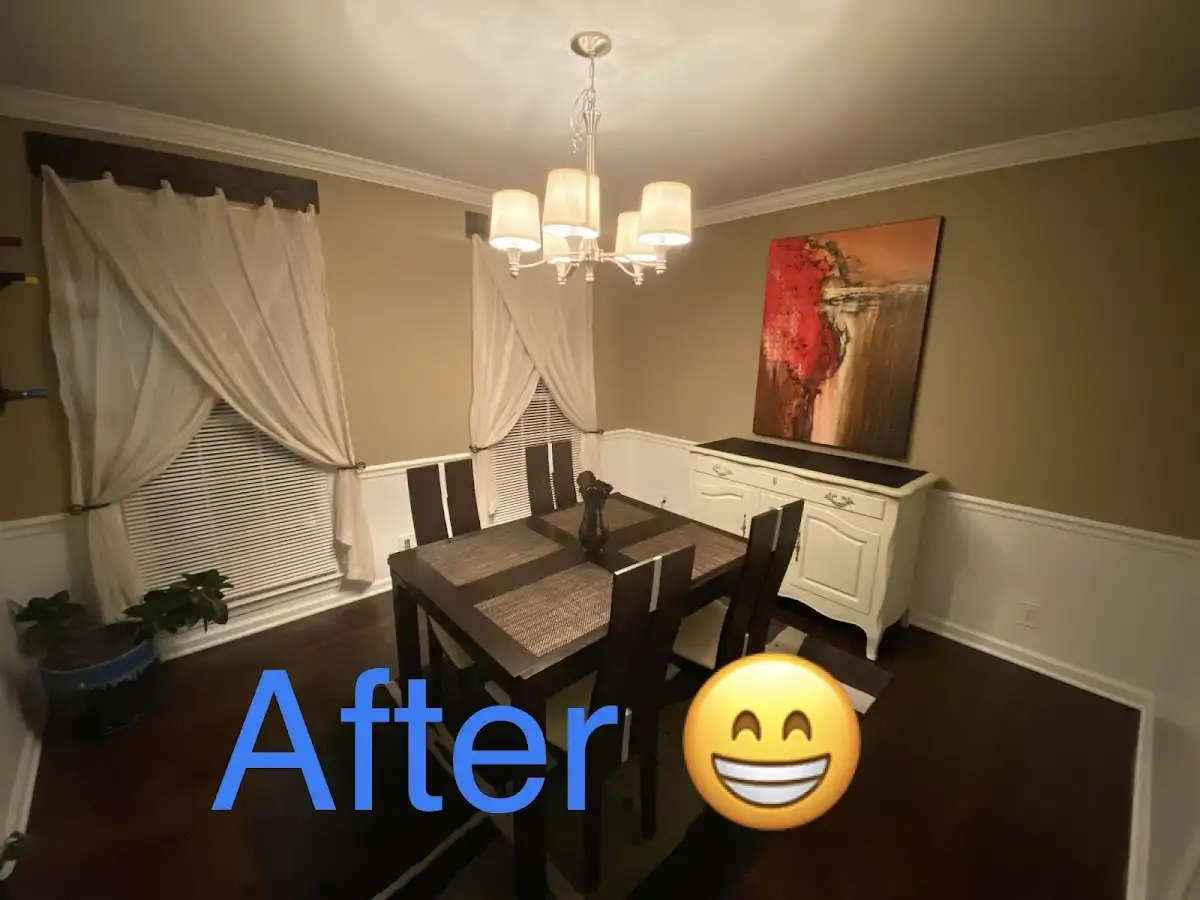 Professional dining room restoration after water damage in Rigby